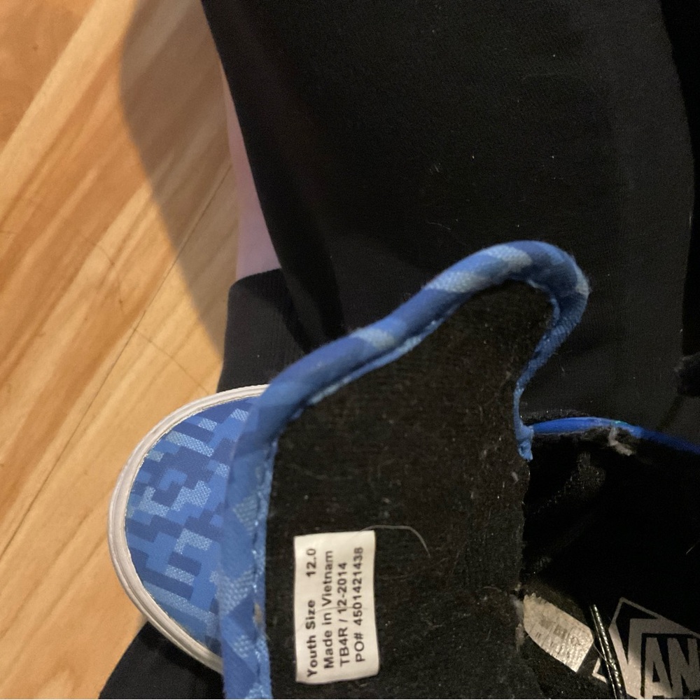 Vans Blue and‎ Green High-Top Sneakers Sporty Design - Picture 3 of 4